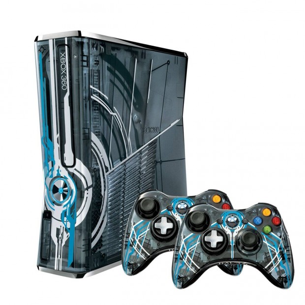 Halo 4 xbox 360 s konzol limited edition + Halo 4 steelbook