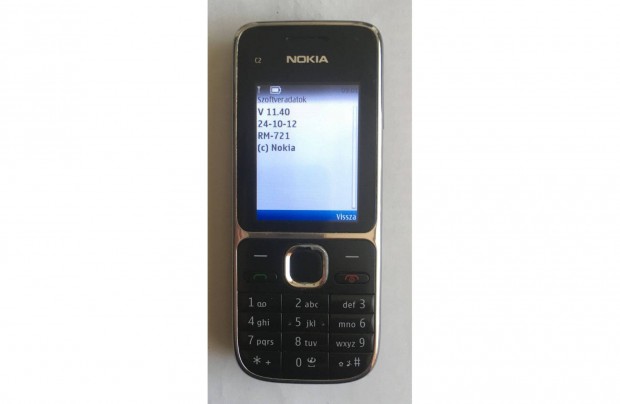 Hlzatfggetlen, megkmlt Nokia C2-01 telefon, j akku