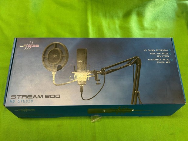 Hama 186020 "Urage Stream 800HD" Streaming Állványos Gaming Mikrofon