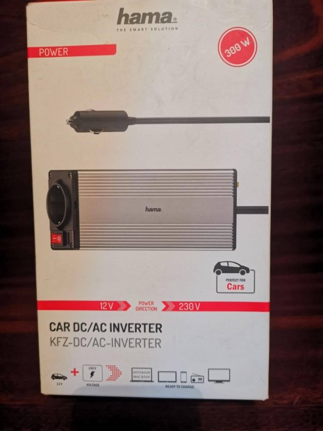Hama DC / AC autós inverteres tápegység 300 W