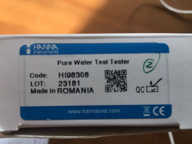 Hama PWT EC HI98308 vz- vezetkpessg teszter, j, dobozban, fl r