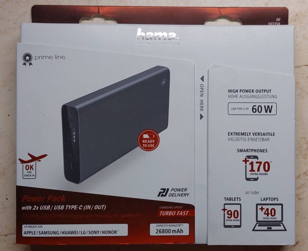 Hama Powerbank 26800mAh / 60W