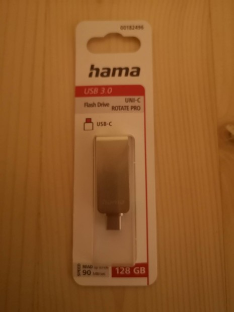 Hama USB 3.0 Rotate Pro USB-C 128 GB pendrive (Új) 