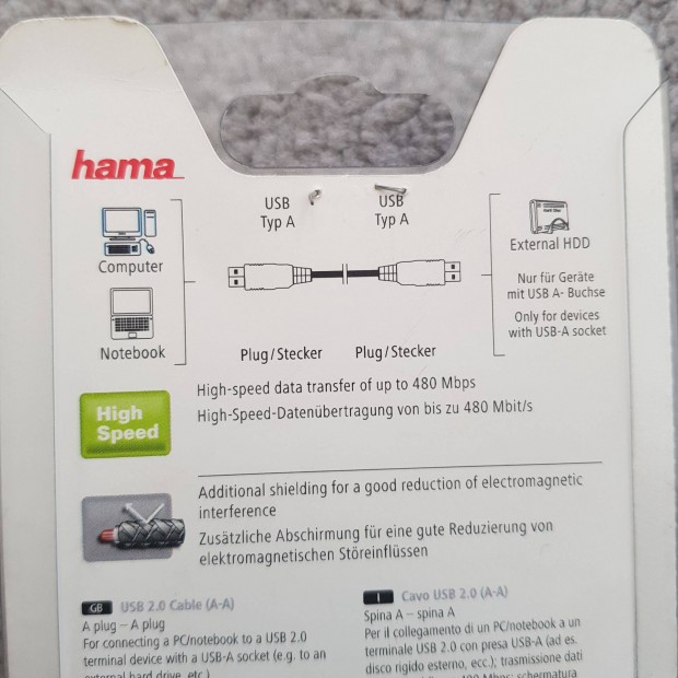 Hama USB -USB j kbel elad