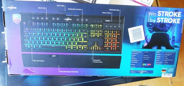 Hama ( 217826) urage Exodus 900 Mechanikus gamer billentyűzet, RGB vi