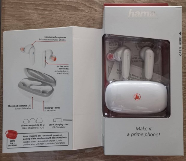 Hama bluetooth ANC vezetk nlkli flhallgat