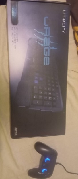 Hama urage billentyűzet PGP PS4 PC Android kontroller