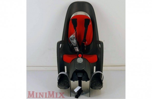 Hamax Caress kerkprls Grey-red with Carrier Adapter