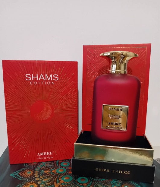 Hamidi shams edition ambre l'eau de aqua parfm