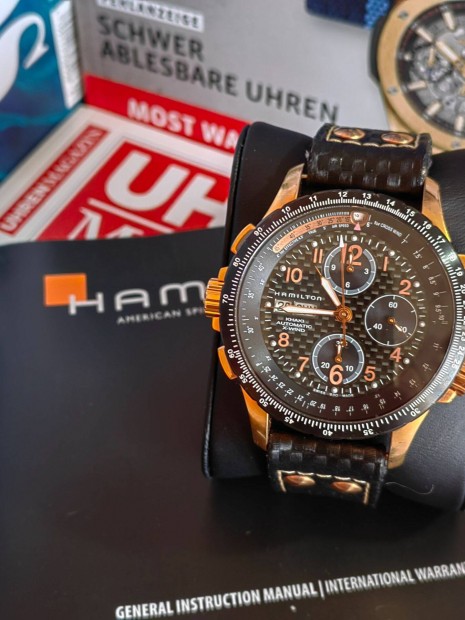 Hamilton Khaki Aviation X-Wind Automata Chrono teljes szett + j Szj