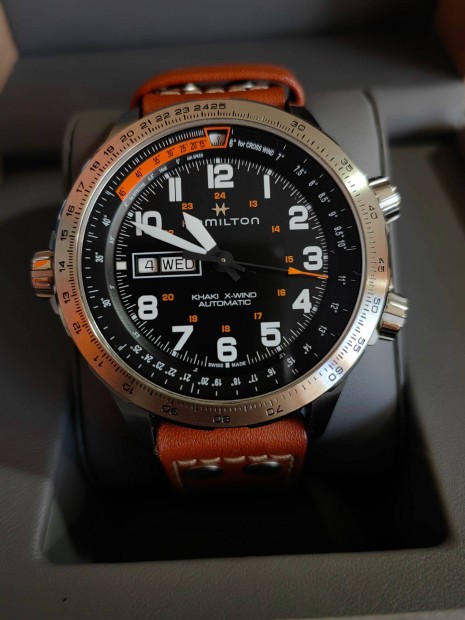 Hamilton Khaki Aviation X-Wind Day Date Automata frfi karra