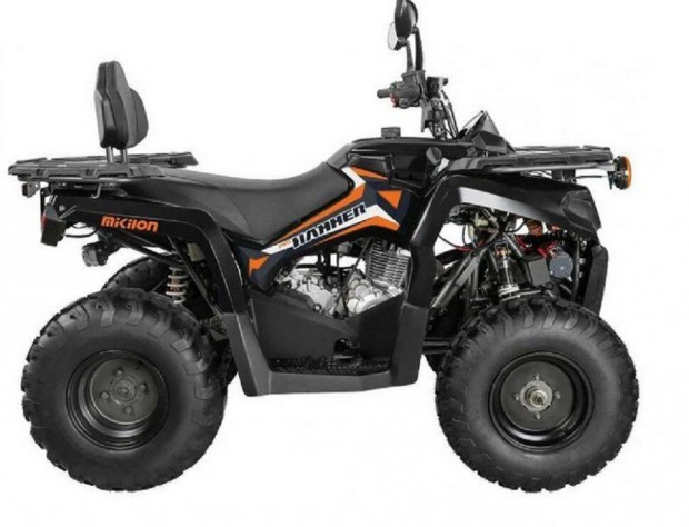 Hammer 200cc rendszámos quad fekete ( nem gyerek gyermekjármű )