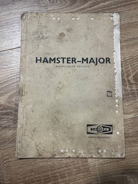Hamster-Major rendfelszed ptkocsi brs alkatrszkatalgus gpknyv