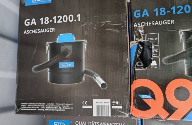 Hamuporszívó 1200W-os motorral, 18L-es tartállyal korom és hamu szívó