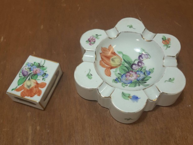 Hamutl s gyufatart rgi Herendi porceln