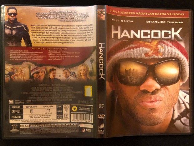 Hancock DVD (karcmentes, duplalemezes vgatlan vltozat, Will Smith)