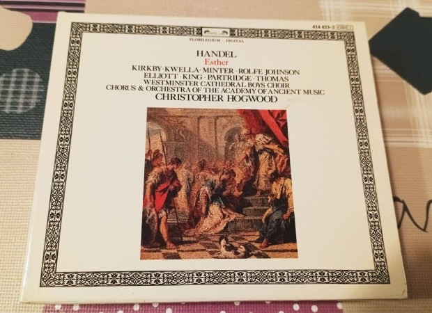 Handel Esther dupla CD tokjban, knyvecskjvel, karcmentesen, uj