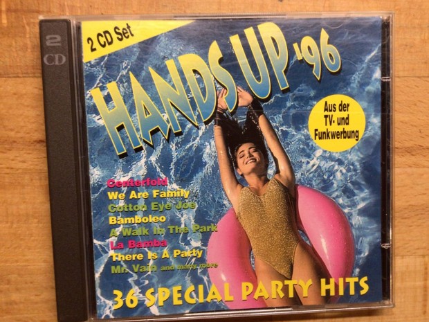 Hands Up 96 - zenei vlogats, dupla cd lemez
