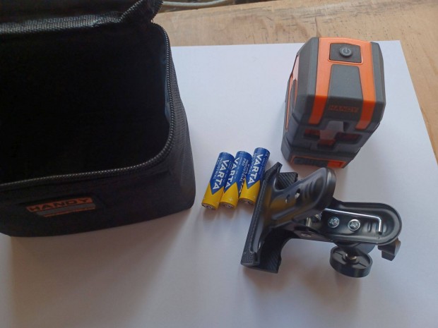 Handy 10051 keresztvonalas szintezőlézer lézer hordtáskával - újszerű
