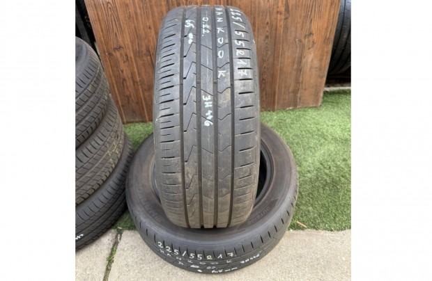 Hankook225/55 R17 6,5mm 2022-es nyri Gumiabroncs 2db #446