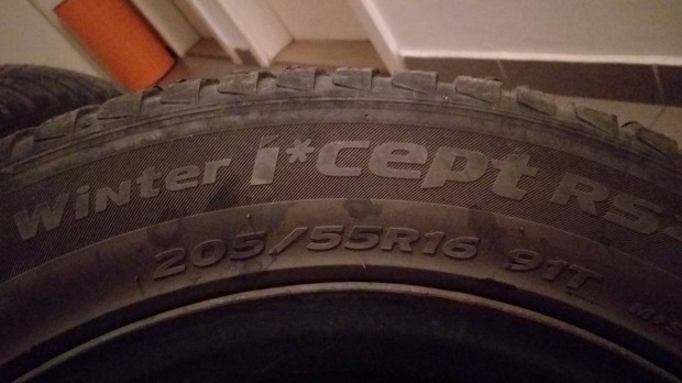 Hankook 205/55 R16 tli autgumi szett aclfelnin(renault megane)