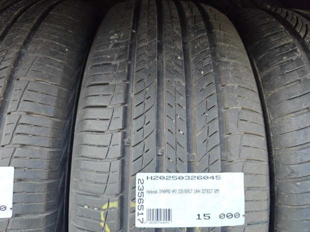 Hankook DYNAPRO HP2 235/65R17 104H DOT0317 6MM HASZNÁLT NYÁRIGUMI H
