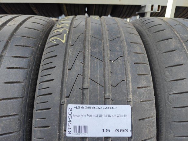 Hankook Ventus Prime 3 K125 235/45R18 98W XL FR DOT4419 5MM HASZNÁLT
