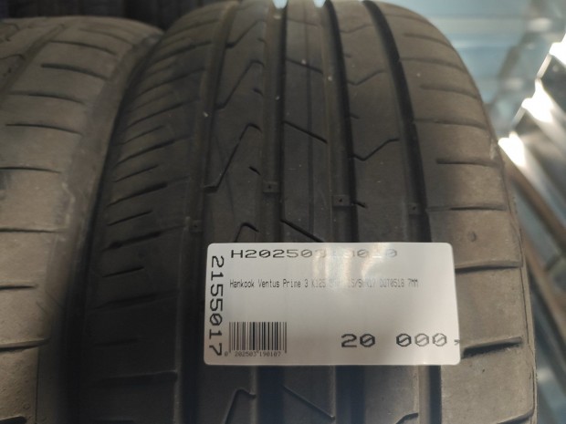 Hankook Ventus Prime 3 K125 95V 215/50R17 DOT0518 7MM HASZNÁLT