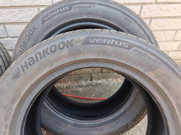 Hankook Ventus Prime 4! 205/55R16! Újszerű! DOT 22/24!