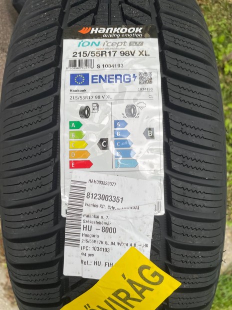 Hankook ion i*cept SUV tli gumiabroncs szett - 215/55R17 98V XL