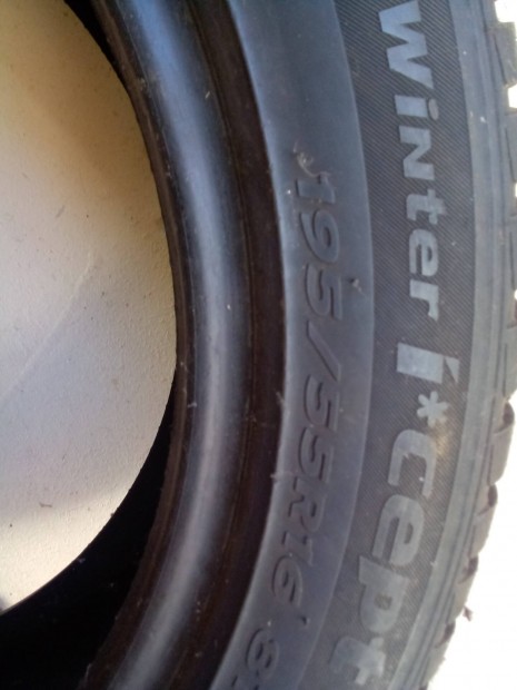 Hankook téli gumi használt jó állapotú eladó 195/55/16