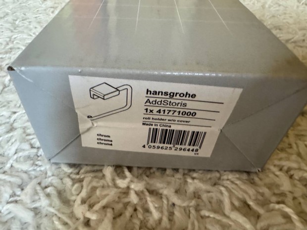 Hansgrohe Addstoris WC papr tart fedlap nlkl krm 41771000