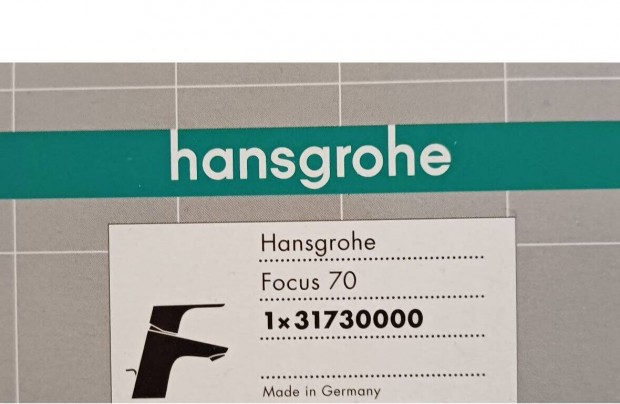 Hansgrohe Focus Mosd csaptelep (Focus 70) 31730 000 Elad!