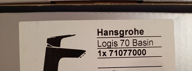 Hansgrohe Logis mosdcsaptelep push-open 71077 000 Elad!