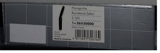 Hansgrohe Raindance Select S 120 3jet krm kzizuhany