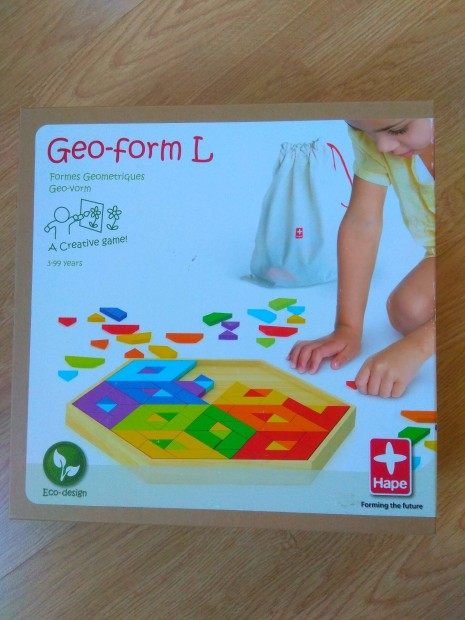 Hape Geo-form L fajtk, kreatv kirak fa