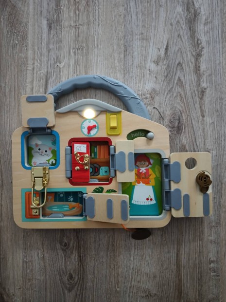Hape oktatási hordozható fa tábla gyerekeknek!