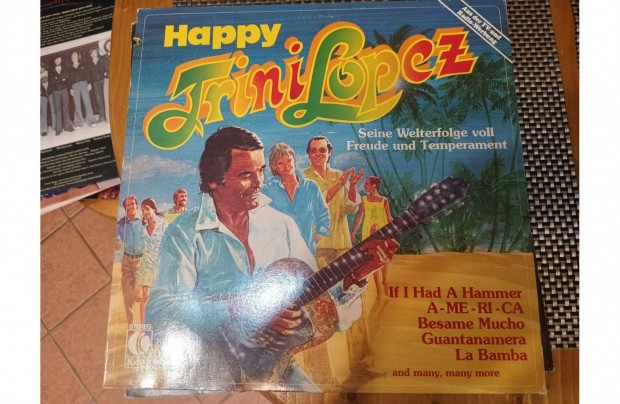 Happy Trini Lopez vinyl hanglemez elad