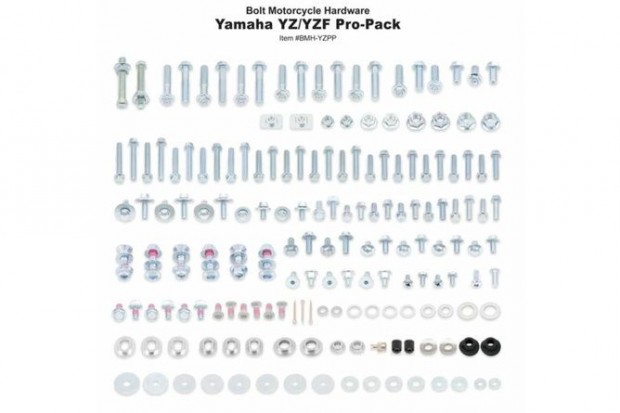 Hardver készlet csavar Pro-Pack Yamaha YZ/YZ-F 2013 előtti modellekhez