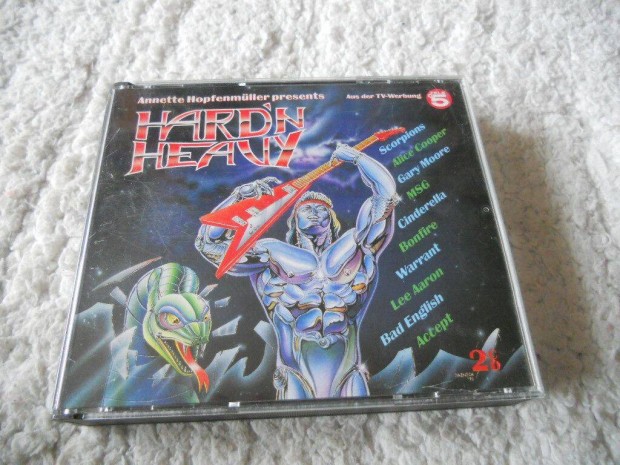 Hardy Heavy : Vlogats 2CD ( Accept, Scorpions, Alice Cooper, MSG, Bo
