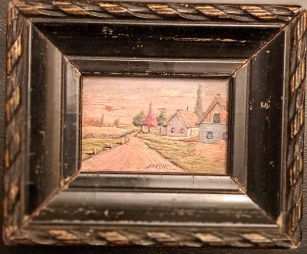 Harencz János miniatűr festmény