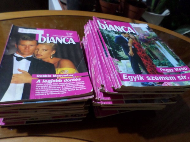 Harlequin bianca füzetek Romantikus, szerelmes (44 db együtt)