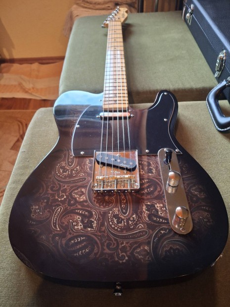 Harley Benton TE-70 black paisley