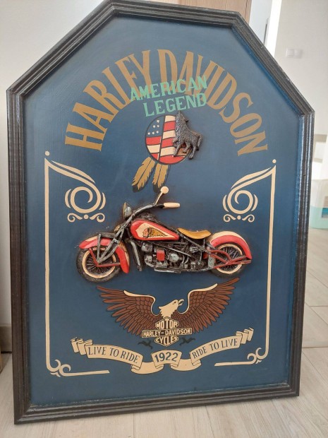Harley Davidson 3dimenzis,rgi Fakp ca 60*80cm