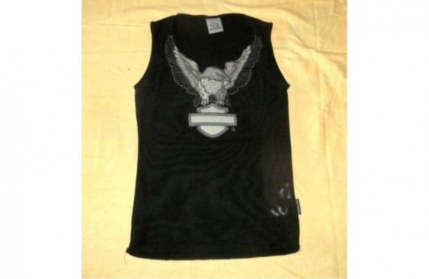 Harley Davidson fekete ujjatlan n�i p�l� L h: 56 cm mb: 78-98 cm