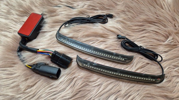 Harley Davidson nyeregtáska lámpa szett