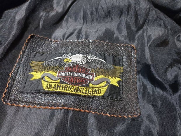 Harley Davidson valódi bőr motoros dzseki