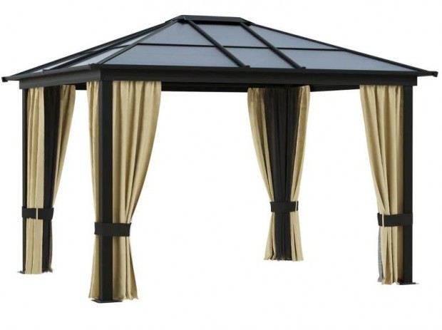 Harmony Alumnium pavilon pergola polikarbont tetvel 3x3,6m