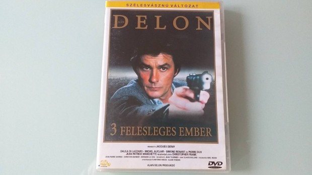 Hrom felesleges ember  DVD film-Alain Delon
