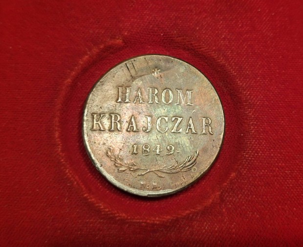 Hrom krajzcr, krajcr 1849